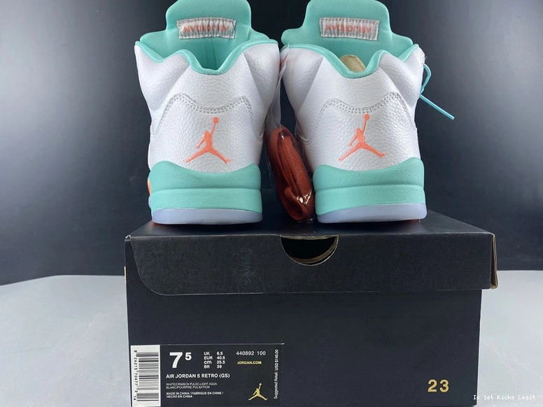 “Light Aqua” GS 5 440892-100 Air  Jordan 0203